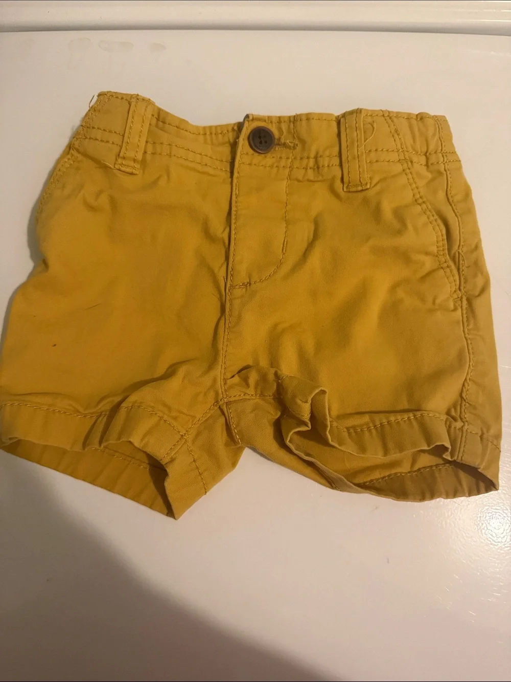 OshKosh B'gosh Mustard Yellow Cotton Toddler Shorts
